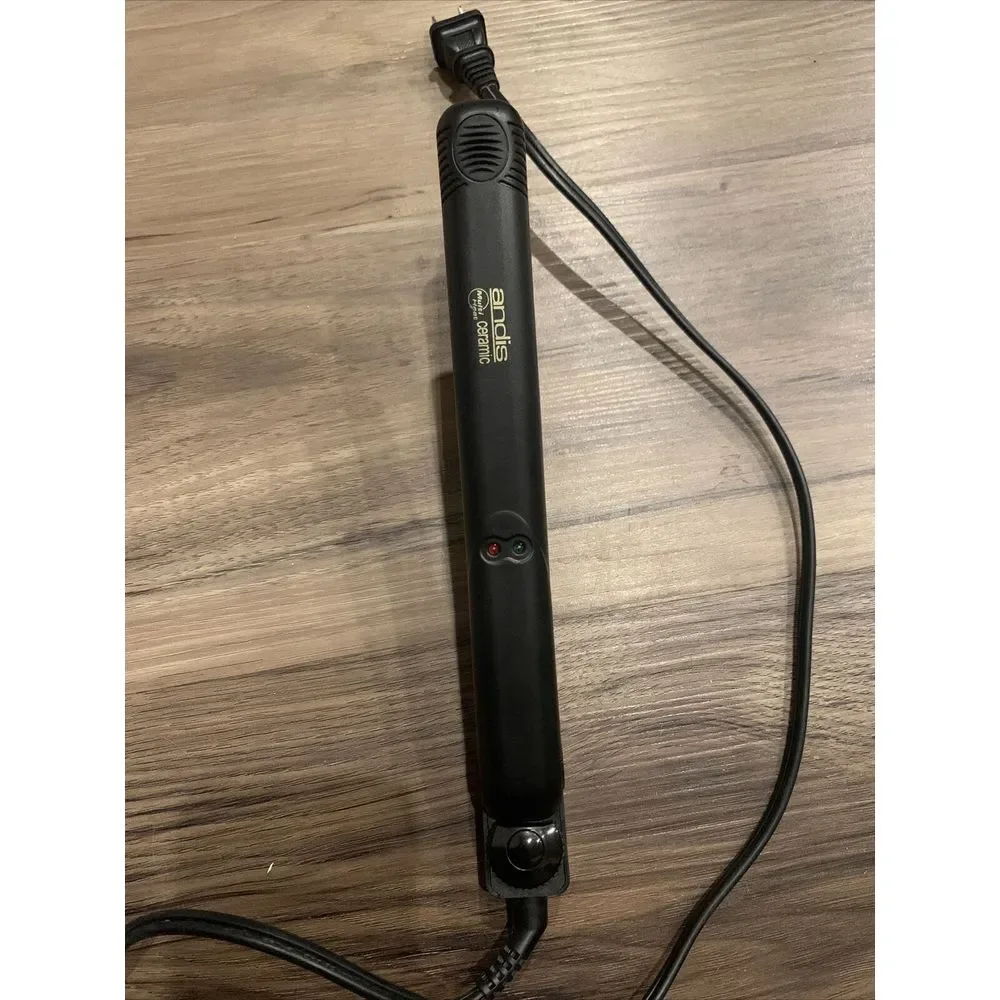 Andis Professional High Heat 1-inch Ceramic Tourmaline Ionic‎ Flat Iron, Black